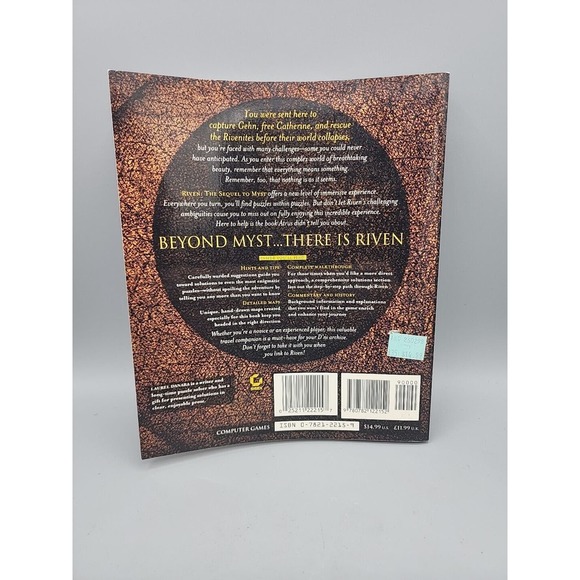 Riven The Sequel to Myst Strategies & Secrets Unofficial Laurel Danara Book - Picture 2 of 12